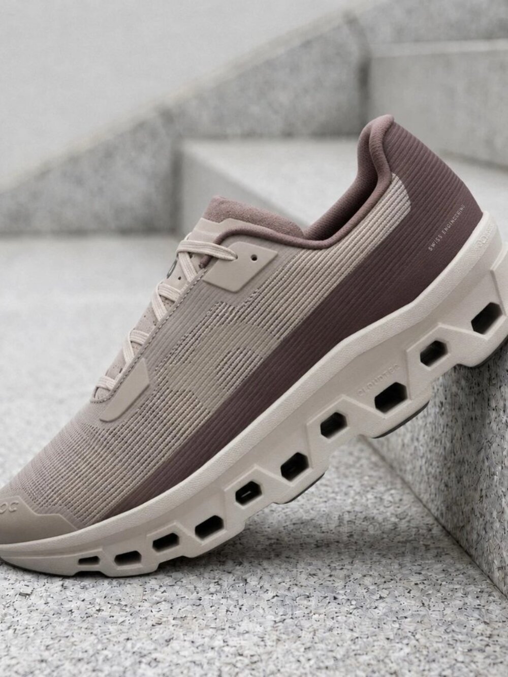 Women's On Running Cloudmonster Void Shoes - Fog Pearl 3WG10911344